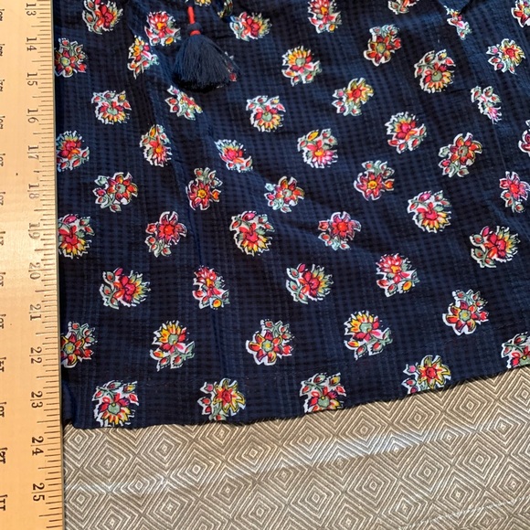 New! Loft Boho navy blue top - Picture 8 of 13